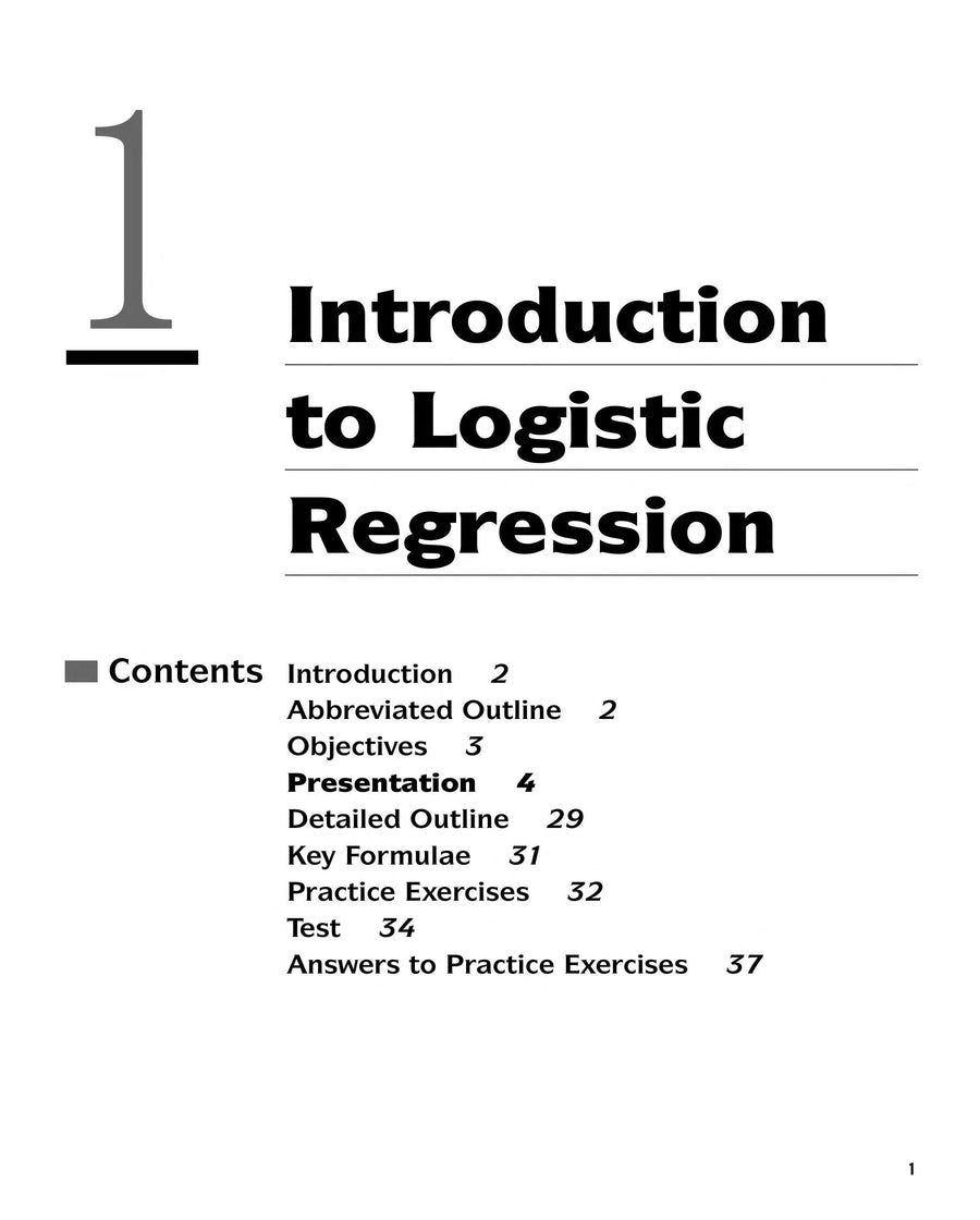 Logistic Regression A Self-Learning Text by David G. Kleinbaum