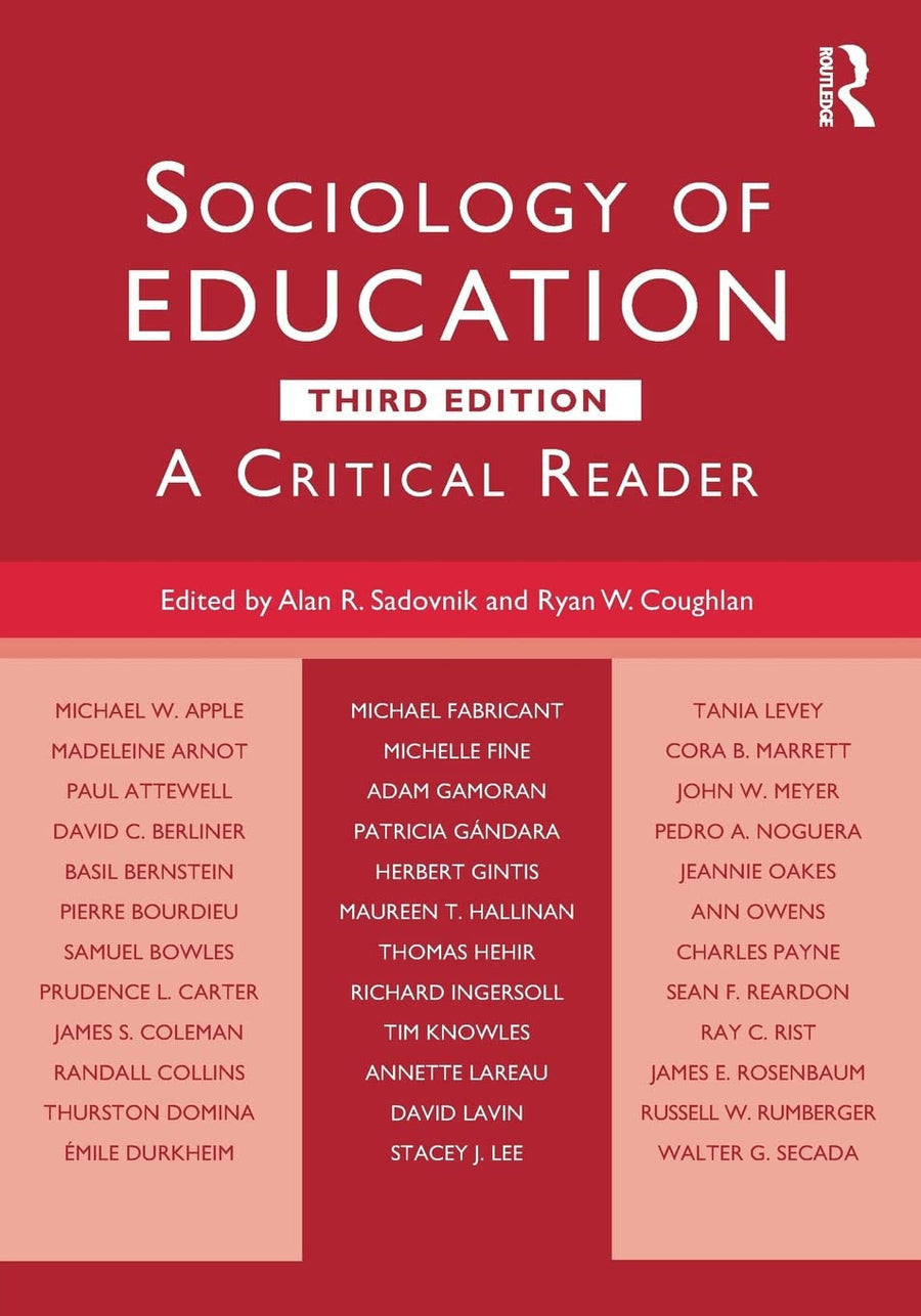Sociology of Education A Critical Reader