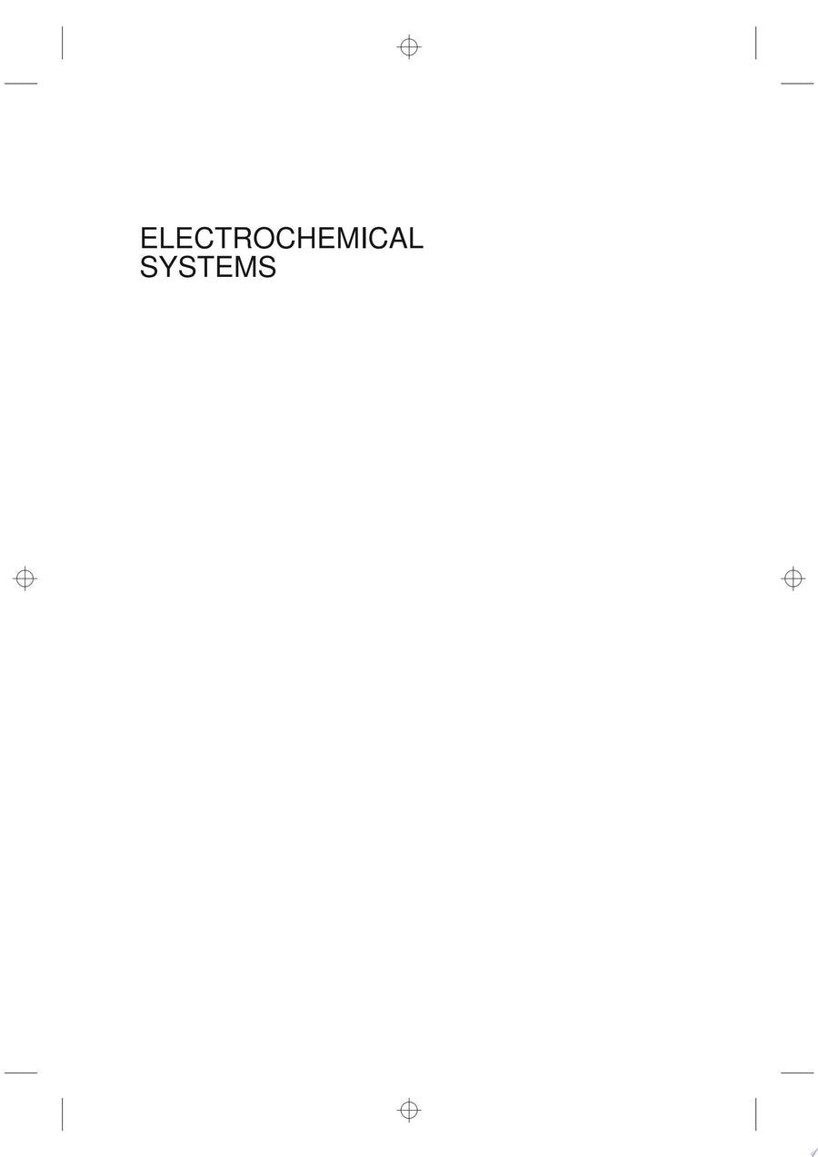Electrochemical Systems