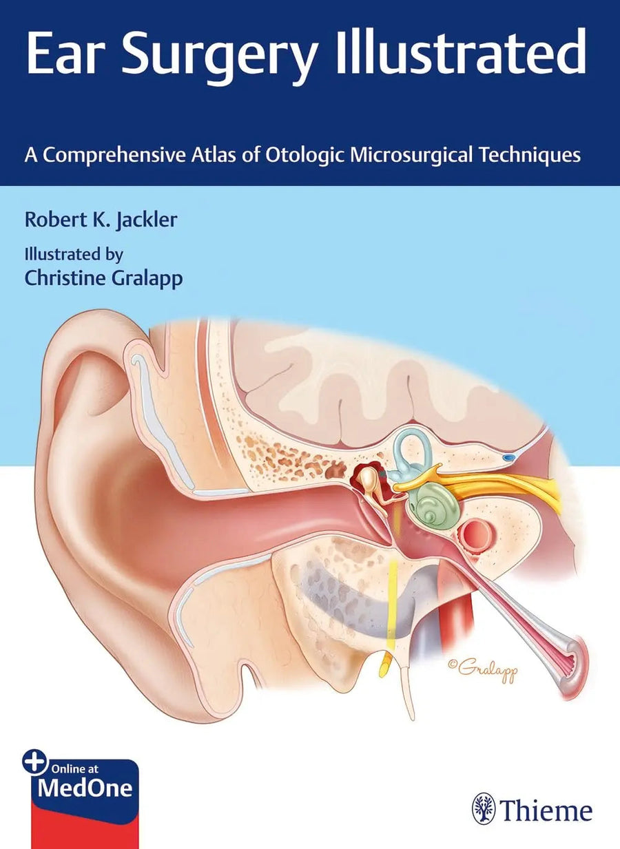 Ear Surgery Illustrated A Comprehensive Atlas of Otologic Microsurgical Techniques by Robert K. Jackler
