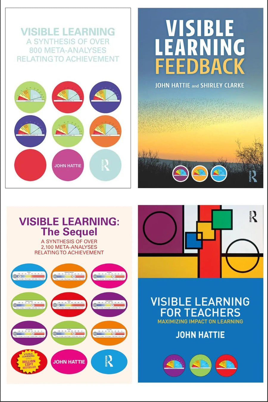 John Hattie Visible Learning 4 Book Bundle by John Hattie