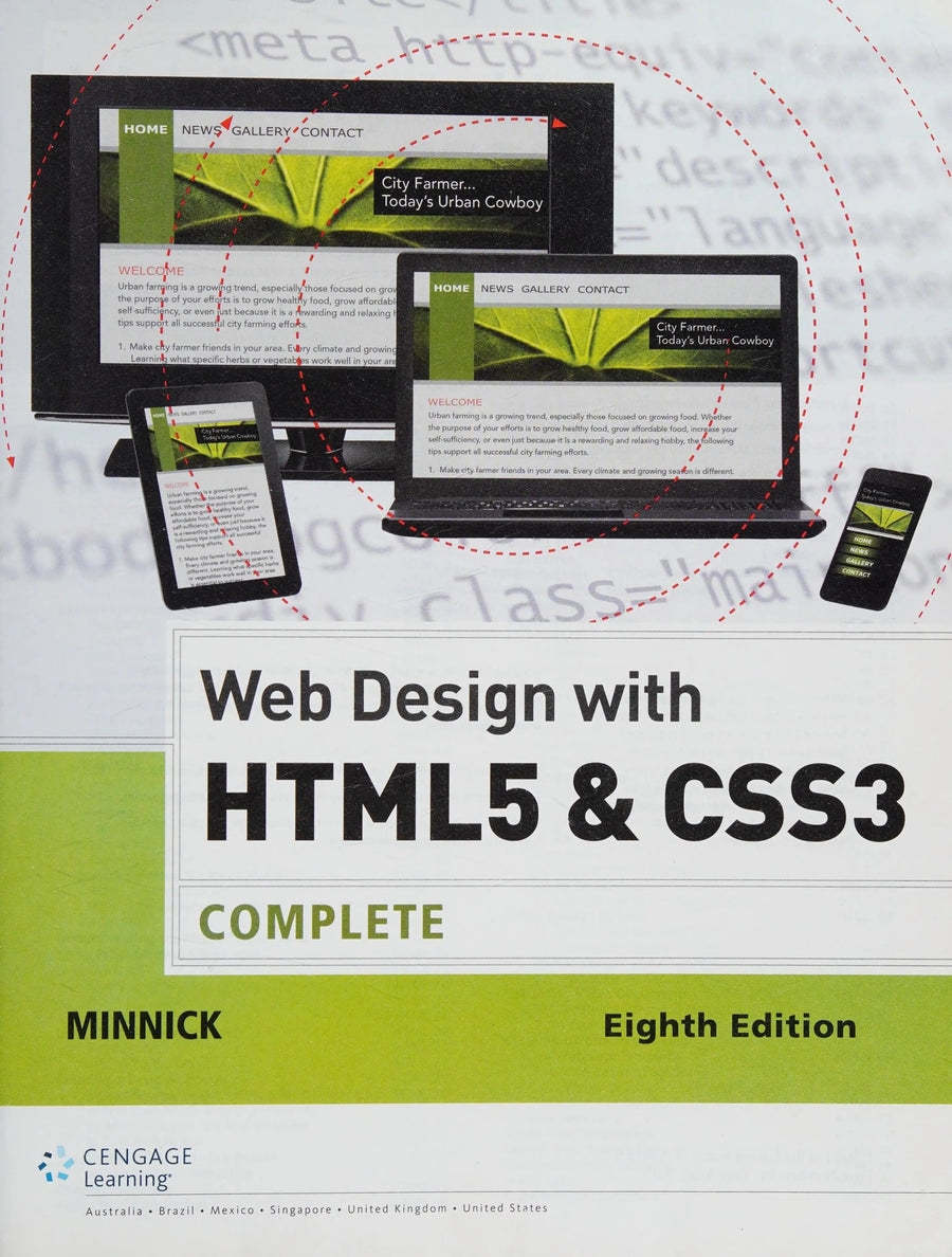 Web Design with HTML & CSS3: Complete by Jessica Minnick