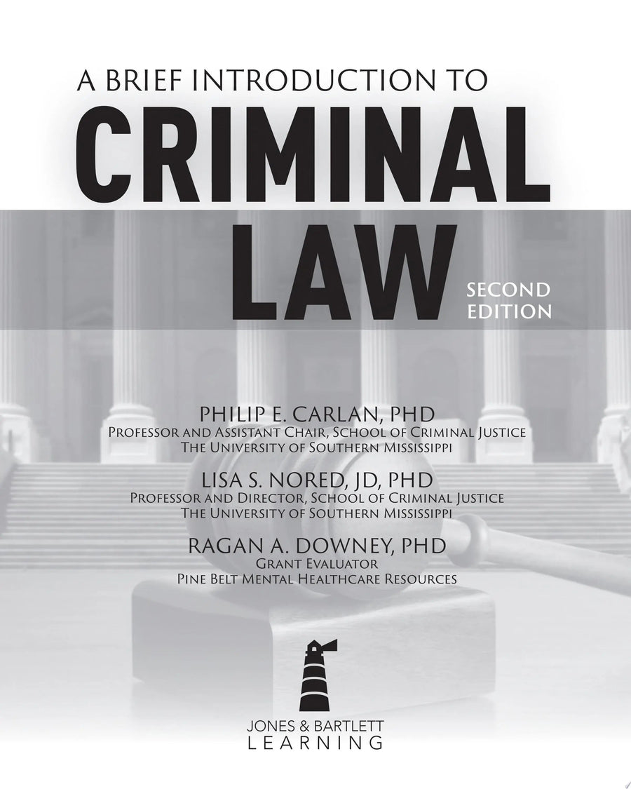 A Brief Introduction to Criminal Law by Philip Carlan