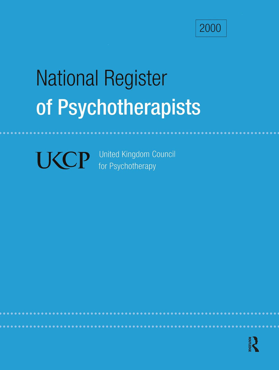 National Register of Psychotherapists 2000: UKCP United Kingdon Council of Psychotherapists