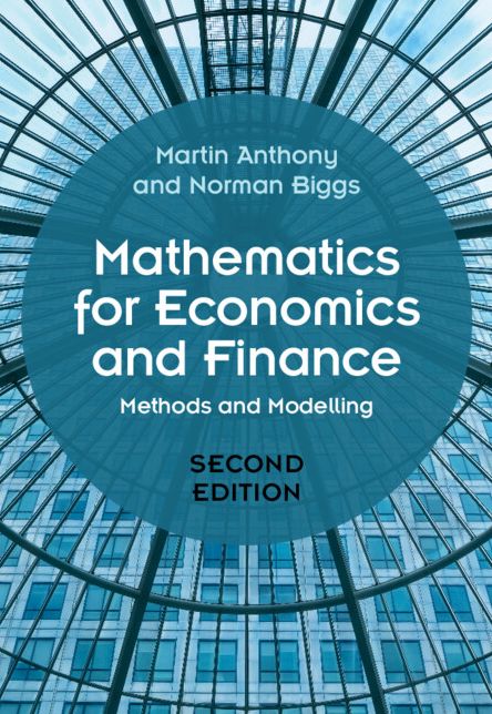 Mathematics for Economics and Finance: Methods and Modelling