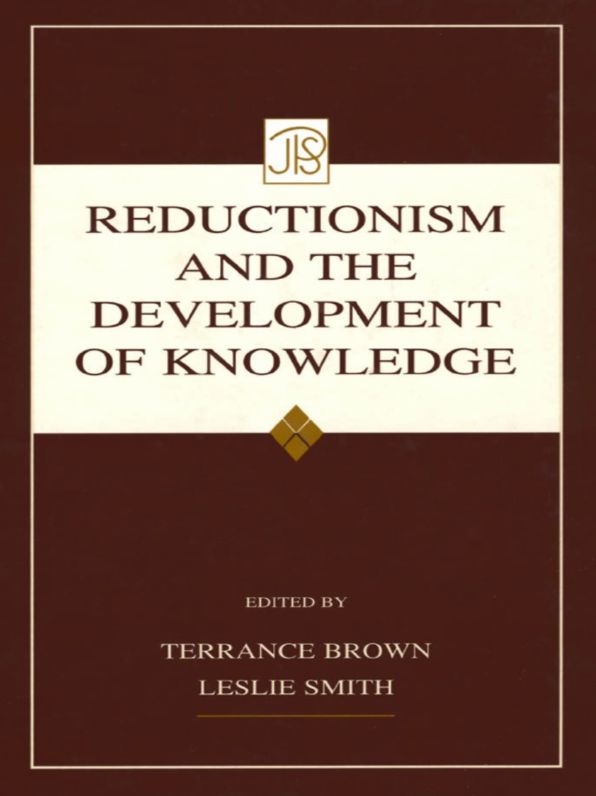 Reductionism and the Development of Knowledge