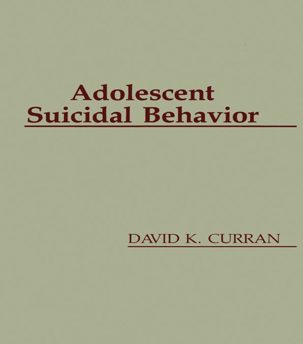 Adolescent Suicidal Behavior