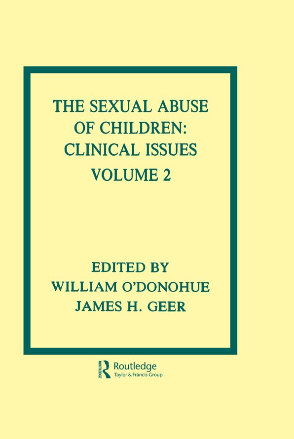The Sexual Abuse of Children: Volume II: Clinical Issues
