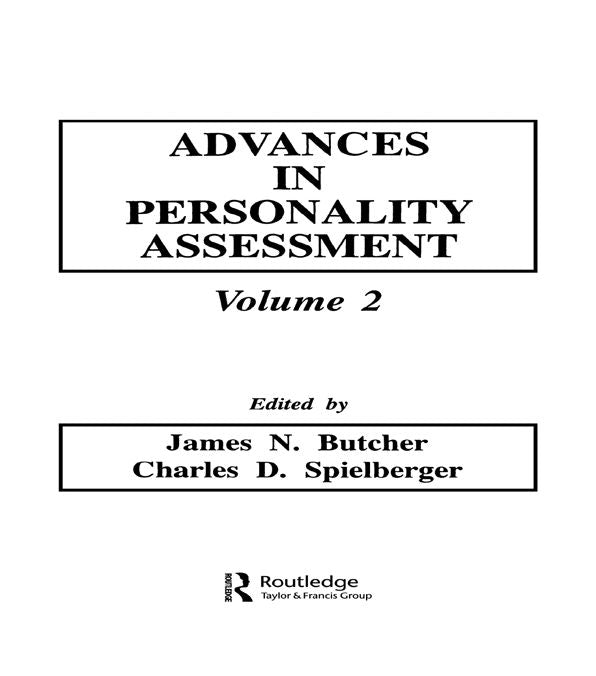 Advances in Personality Assessment: Volume 2