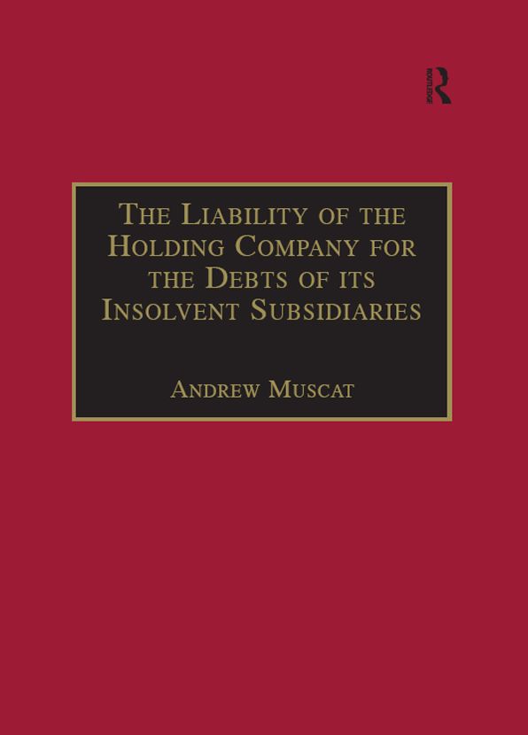 The Liability of the Holding Company for the Debts of its Insolvent Subsidiaries