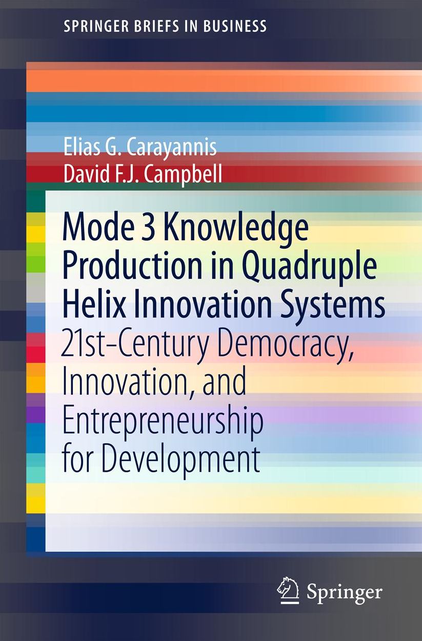 Mode 3 Knowledge Production in Quadruple Helix Innovation Systems: 21st-Century Democracy, Innovation, and Entrepreneurship for Development