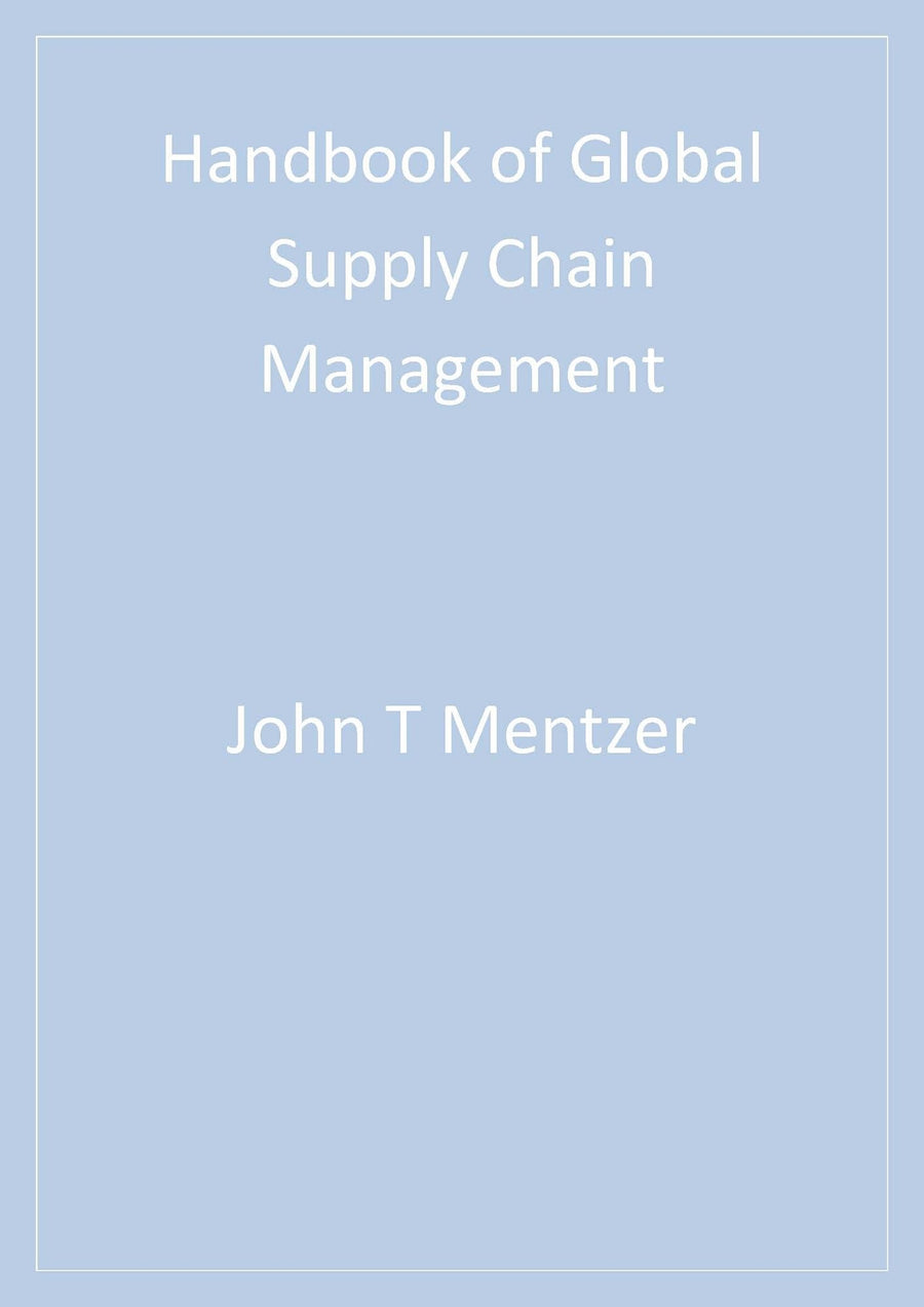 Handbook of Global Supply Chain Management